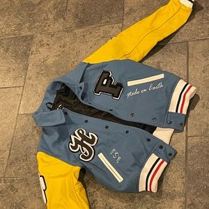 Homme Femme Letterman Jacket